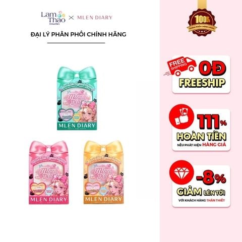  Miếng Dán Kích Mí Vô Hình Tự Nhiên Mlen Diary ( Mẫu Mới ) 