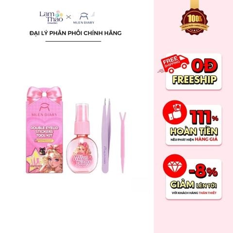  Bộ Dụng Cụ Kích Mi Mlen Diary Double Eyelid Stickers Tool Kit 