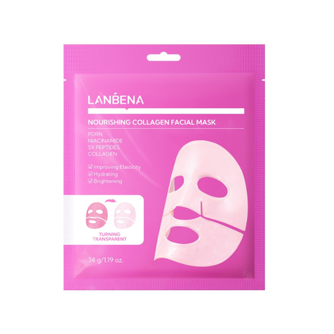  Mặt Nạ Thạch Cấp Ẩm Sâu & Nuôi Da Căng Mọng Lanbena Nourishing Collagen Facial Mask 