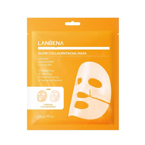  Mặt Nạ Thạch Hỗ Trợ Dưỡng Sáng & Săn Chắc Cho Da Lanbena Glow Collagen Facial Mask 