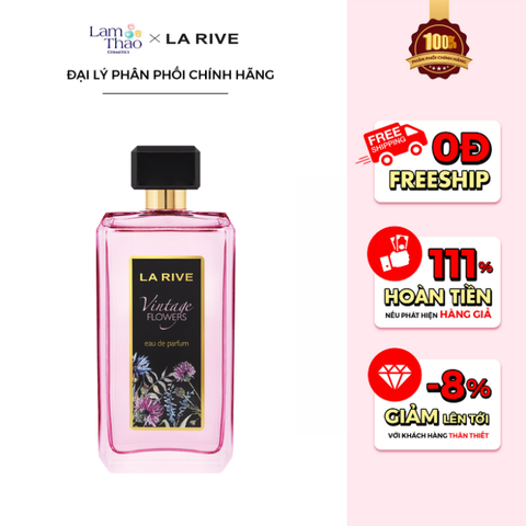  Nước Hoa Nữ La Rive Ladies Vintage Flowers EDP Spray 