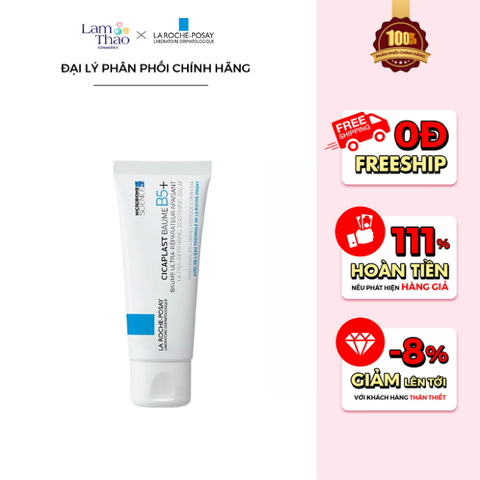  [KHÔNG ÁP DỤNG HTV] Kem Dưỡng Phục Hồi Da Đa Năng La Roche-Posay Cicaplast Baume B5+ Ultra-Repairing Soothing Balm 