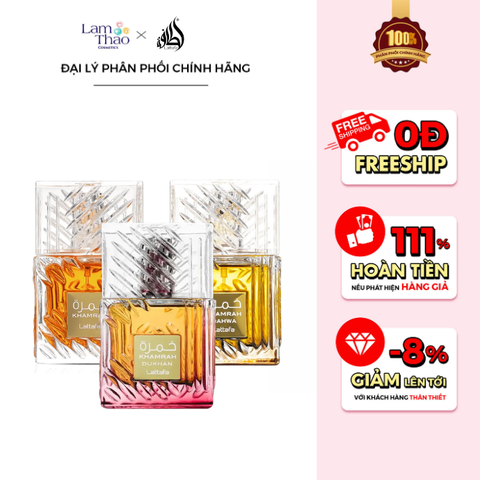  Nước Hoa Lattafa Unisex Khamrah Eau De Parfum 
