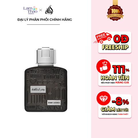  Nước Hoa Nam Lattafa Men's Ramz Silver EDP Spray 
