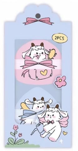  Set 2 Bông Phấn Glorie Baa Baa Sheep Collection Extra Thick & Bouncy Water-Exoanding Puff Dou ( Kèm Hộp Đựng) 