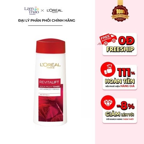  Nước Hoa Hồng Làm Giảm Nếp Nhăn L'Oréal Paris 