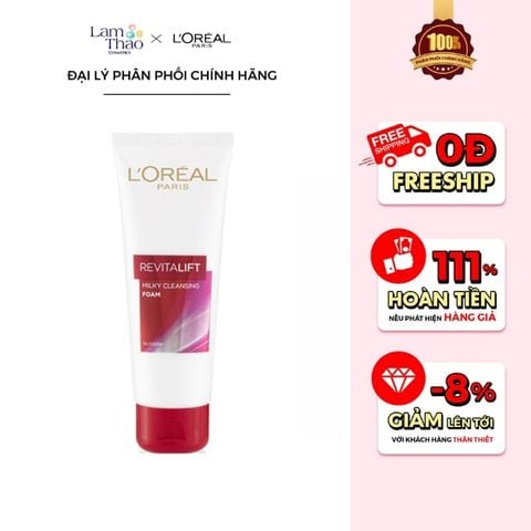  Sữa Rửa Mặt Làm Sạch & Săn Chắc Da L'Oreal Paris Revitalift 