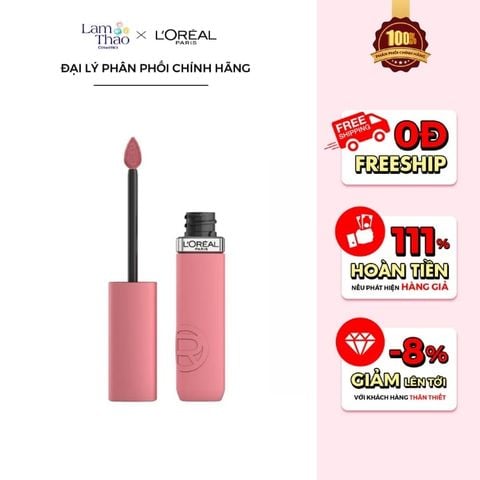  Son Kem Lì Loreal Infallible Matte Resistance Liquid Lipstick 