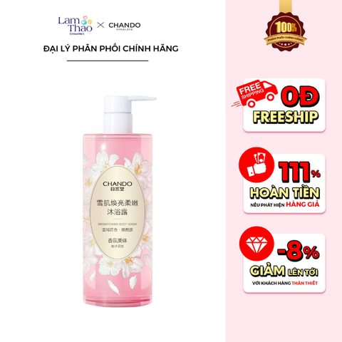  Sữa Tắm Hỗ Trợ Dưỡng Trắng Sáng Da Chando Lily Himalaya Brightening Body Wash 