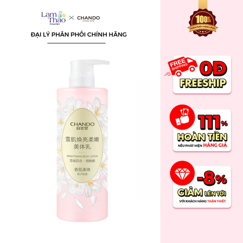 Sữa Dưỡng Thể Dưỡng Trắng Sáng Da Chando Lily Himalaya Brightening Body Lotion 