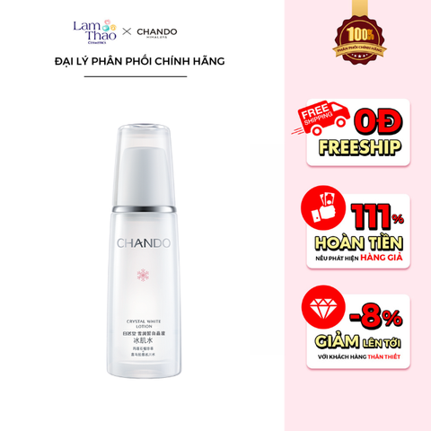  Dung Dịch Dưỡng Trắng & Cấp Ẩm Pha Lê Chando Himalaya Crystal White Lotion 