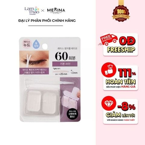  Miếng Dán Mí Lưới Ren Loại Ngắn 60 Miếng Merina 