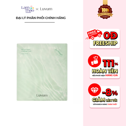  [DEAL SỐC 24.05 - 26.05 COMBO 3 MASK] Mặt Nạ Thạch Luvum Calming Repair Cica Gel Mask 