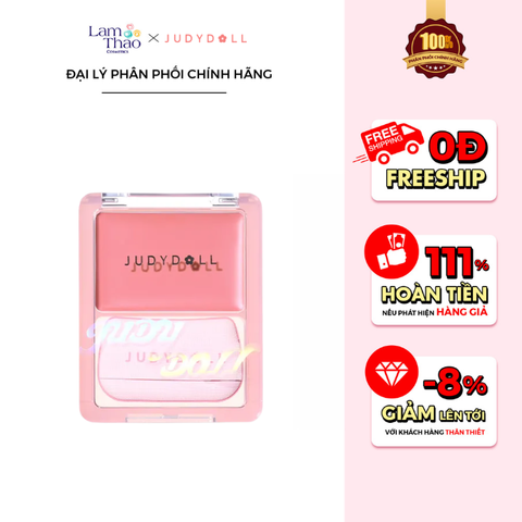  Má Hồng Kem Căng Bóng Judydoll Glow Blush Balm 
