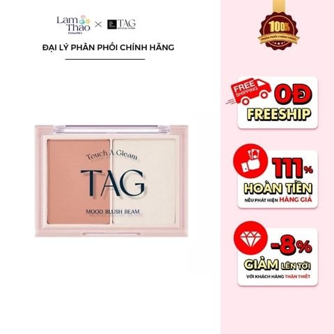  Phấn Má Hồng Highlight Đa Năng TAG Mood Blush Beam 