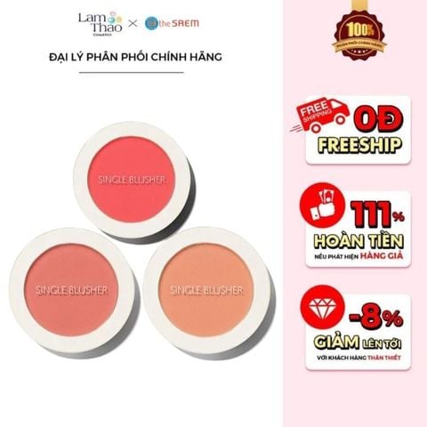  Phấn Má The Saem Saemmul Single Blusher 