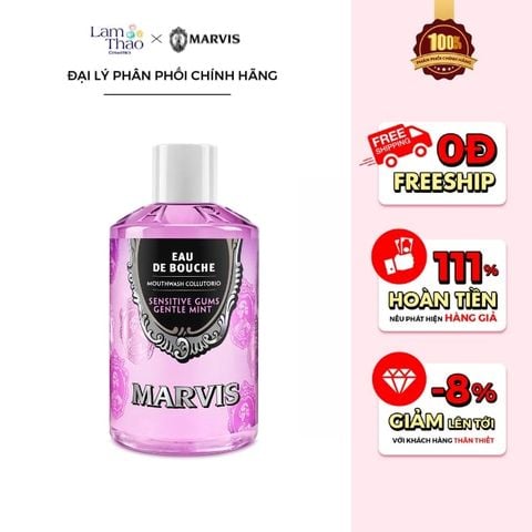  Nước Súc Miệng Marvis Collutorio Sensitive Gums 