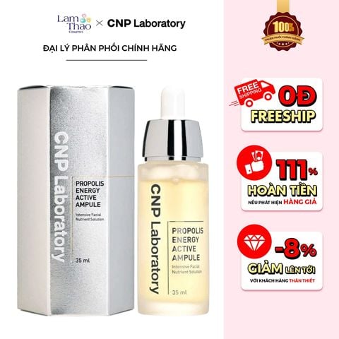  Tinh Chất Keo Ong, Phục Hồi Da CNP Laboratory Propolis Energy Active Ampule 