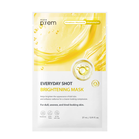  Mặt Nạ Dưỡng Trắng & Làm Sáng Da Make P:rem Everyday Shot Brightening Mask 