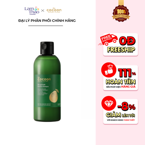  Dầu Gội Bưởi Giảm Gãy Rụng Tóc Cocoon Pomelo Shampoo 
