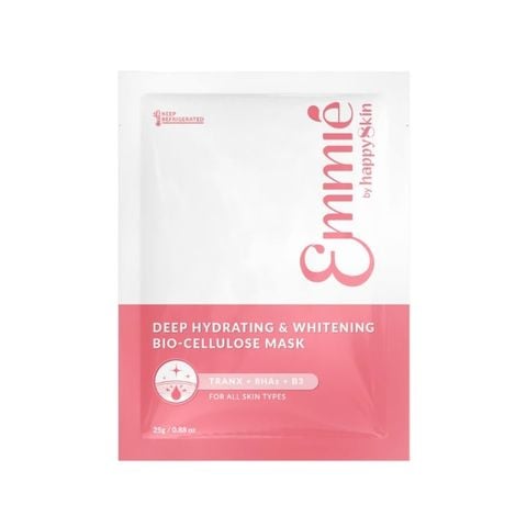  Mặt Nạ Dưỡng Trắng Và Cấp Ẩm Emmie Deep Hydrating & Whitening Bio Cellullose Mask 