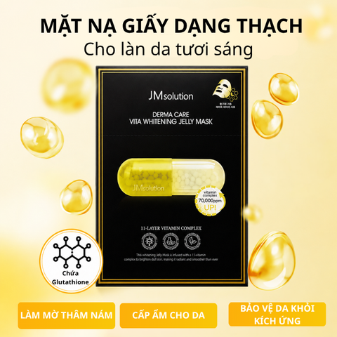  Mặt Nạ JM Solution Derma Care Vita Whitening Jelly Mask 