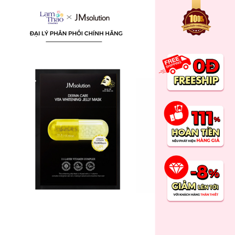  Mặt Nạ JM Solution Derma Care Vita Whitening Jelly Mask 