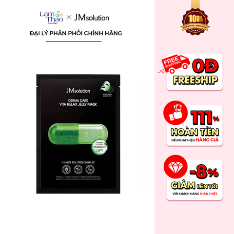  Mặt Nạ JM Solution Derma Care Vita Relax Jelly Mask 