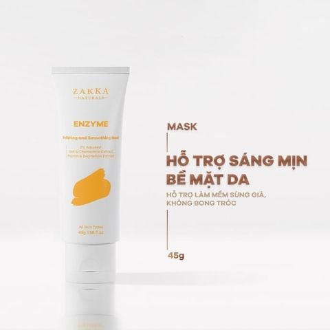  Mặt Nạ Sinh Học Zakka Naturals Enzyme Polishing And Smoothing Mask 