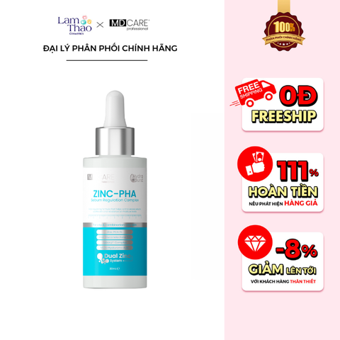  Tinh Chất Kiểm Soát Dầu Sinh Học MD Care ZINC-PHA Sebum Regulation Complex 