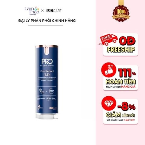  Kem Dưỡng Làm Sáng & Cải Thiện Nếp Nhăn MD CARE Pro-Retinol 1.0 