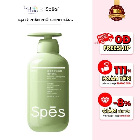  Sữa Tắm Tinh Dầu Nước Hoa Spes Essential Oil Fragrance Body Wash 