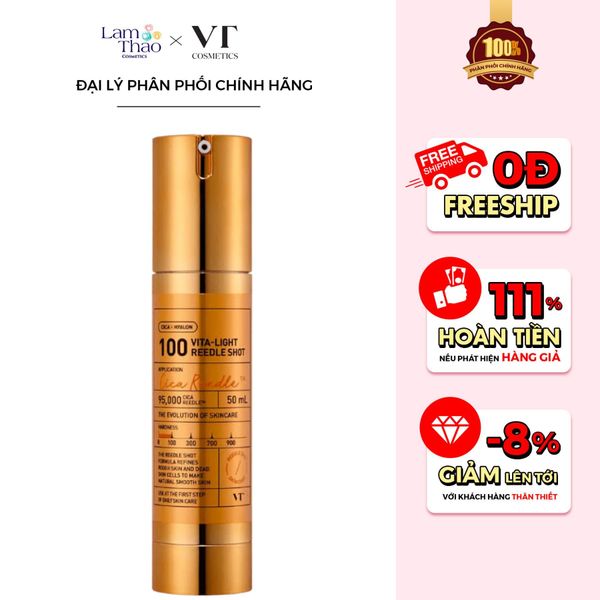 Tinh Chất Vi Kim Làm Sáng Da VT Cosmetics Vita-Light Reedle Shot 100