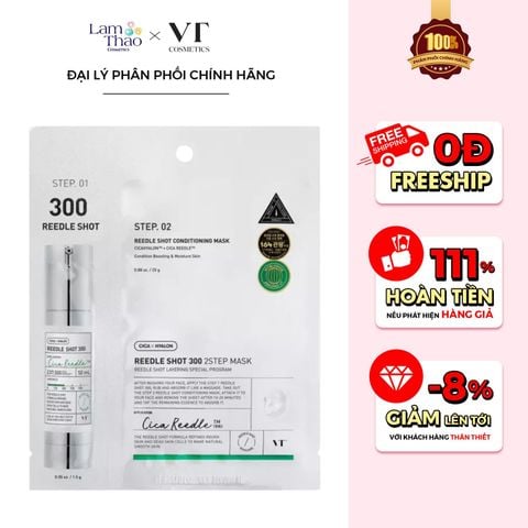  [DEAL SỐC 15.01 - 17.01] Mặt Nạ 2 Bước Chuyên Sâu VT Reedle Shot 300 2Step Mask 