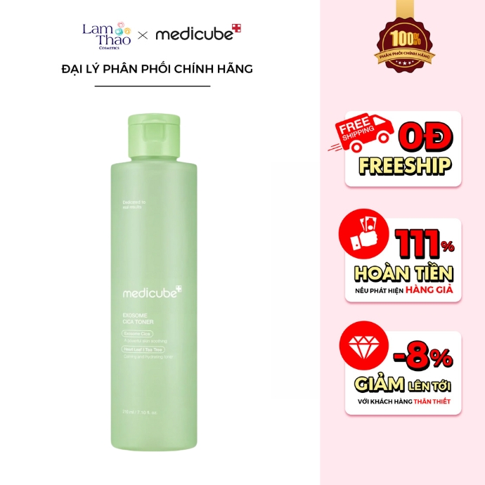 Nước Hoa Hồng Medicube Exosome Cica Toner