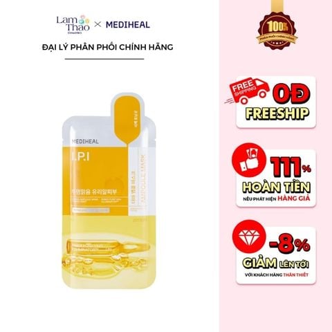  Mặt Nạ Dưỡng Sáng Và Cân Bằng Da Mediheal Derma Ampoule I.P.I Mask 