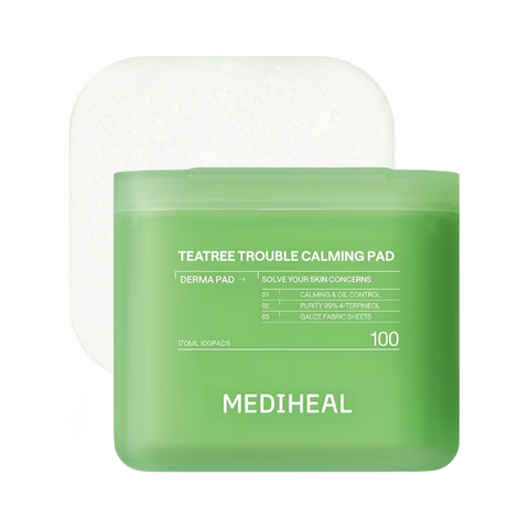  Toner Pad Làm Dịu & Chăm Sóc Da Mụn Mediheal Teatree Trouble Calming Pad 