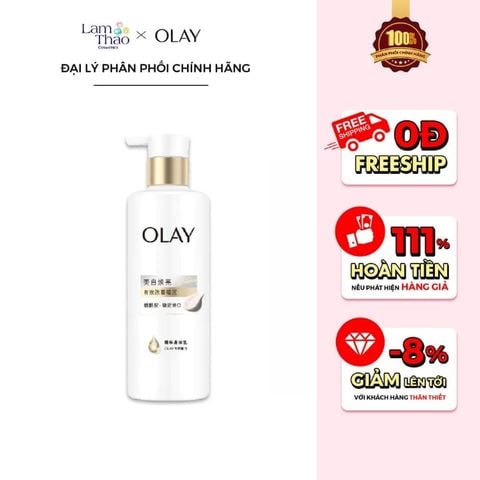  [DEAL SỐC 02.03 - 04.03 TẶNG BÔNG TẮM ETIAXIL] Sữa Dưỡng Thể Làm Sáng Da Olay Whitening 