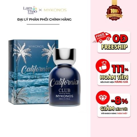  Nước Hoa Mykonos California Club Extrait De Parfum 