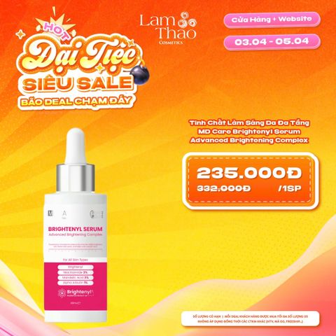  [DEAL SỐC 03.04 - 05.04] Tinh Chất Làm Sáng Da Đa Tầng MD Care Brightenyl Serum Advanced Brightening Complex 