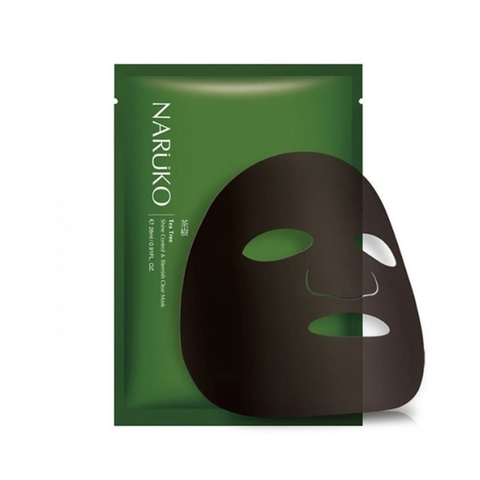  Mặt Nạ Tràm Trà Kiểm Soát Dầu Và Giảm Mụn Naruko Tea Tree Shine Control and Blemish Clear Mask 