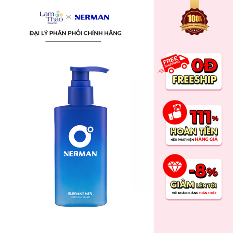  Dung Dịch Vệ Sinh Nam Giới 0 Độ Nerman Elegant Men Intimate Wash 
