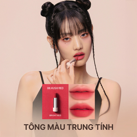  Son Thỏi 3CE Mềm Môi Cashmere Hug Lipstick Mini 