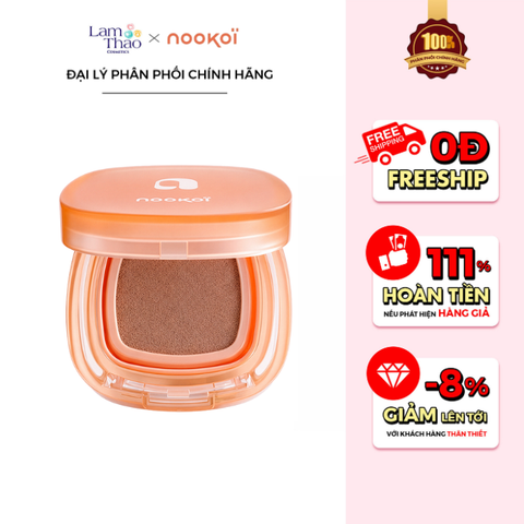  [MUA 1 TẶNG 1 SON TINT NOOKOI #R24] Phấn Nước Che Khuyết Điểm Nookoi MSBB Cover Cushion 