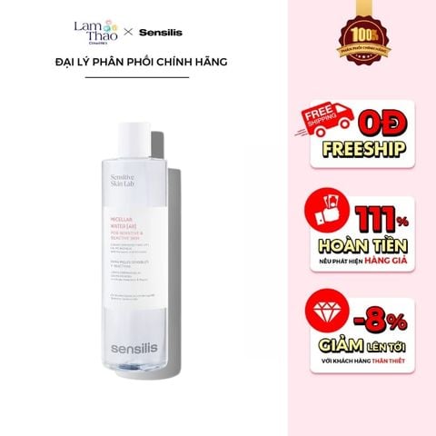  Nước Tẩy Trang Dịu Nhẹ Sensilis Micellar Water [AR] 