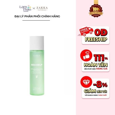  Nước Dưỡng Da Zakka Naturals Sea Kelp Softening & Brightening Daily Essence 