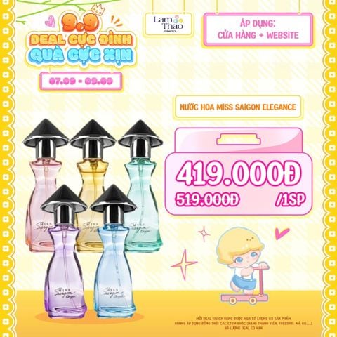  [DEAL SỐC 07.09 - 09.09] Nước Hoa Miss Saigon Elegance 