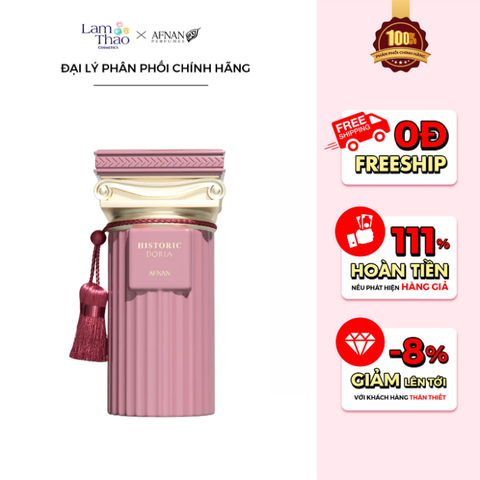  Nước Hoa Nữ Afnan Historic Doria Eau De Parfum 