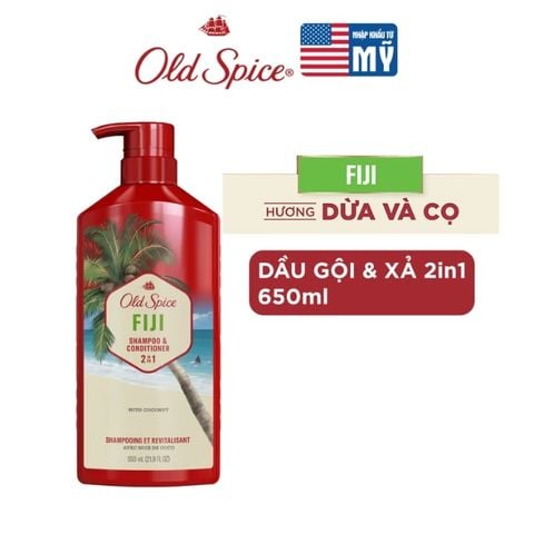  Gội Xả Cho Nam 2In1 Old Spice Fiji Shampoo & Conditioner 
