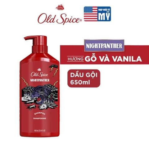  Dầu Gội Cho Nam Old Spice Nightpanther Shampoo & Conditioner 